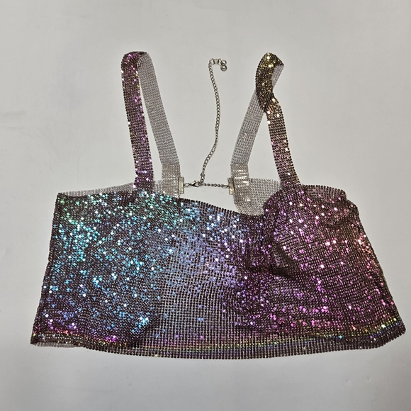 Superdown Shana Chain Crop Top in Multi - Picture 2 of 9